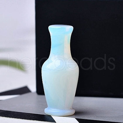 Mother's Day Opalite Carved Vase Figurines PW-WG21325-05-1