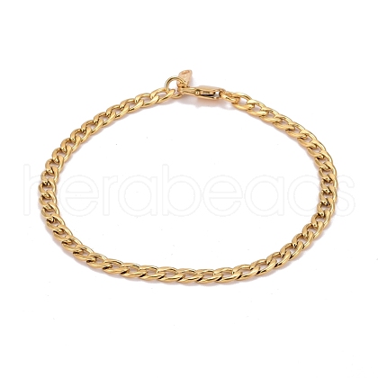 304 Stainless Steel Curb Chains Bracelets BJEW-JB06272-01-1