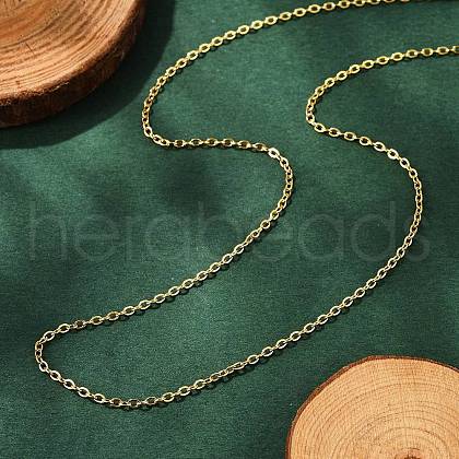 304 Stainless Steel Cable Chain Necklace STAS-T040-PJ205-40-1