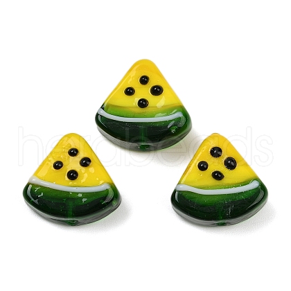 Handmade Lampwork Bumpy Beads LAMP-S070-01B-1