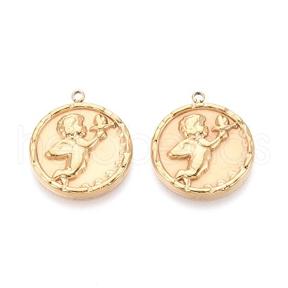 304 Stainless Steel Pendants STAS-N109-191G-1
