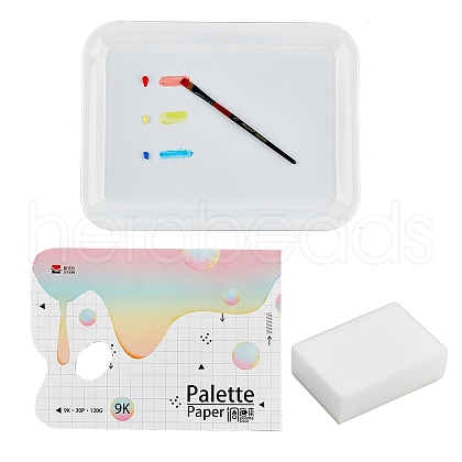 HOBBIESAY 1Pc Plastic Color Palette DIY-HY0001-69-1