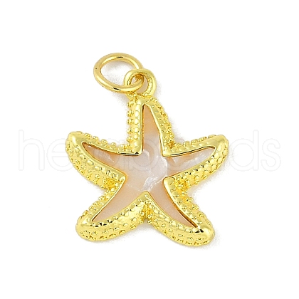 Brass Enamel Pendants KK-B114-01G-1