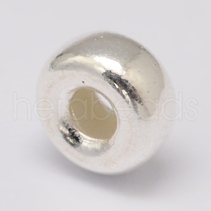 925 Sterling Silver Spacer Beads STER-L063-08A-S-1