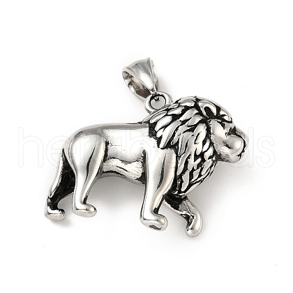 304 Stainless Steel Pendants STAS-E058-18AS-1