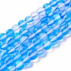 Synthetic Moonstone Beads Strands G-E573-01B-19-2