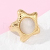 304 Stainless Steel Adjustable Finger Rings RJEW-S629-07G-2
