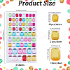 Transparent Acrylic Rhinestone Stickers DIY-WH0021-22B-2