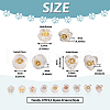  27 Pairs 3 Style Silicone Ear Nuts FIND-TA0002-09-3