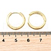 Brass Micro Pave Clear Cubic Zirconia Hoop Earrings EJEW-Z121-01G-5