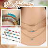 ARRICRAFT Synthetic Turquoise Beads Strands G-AR0006-09B-6
