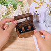 Wooden Couple Rings Box OBOX-WH0019-03A-4