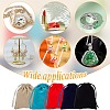  20Pcs 5 Colors Rectangle Velvet Packing Pouches TP-NB0001-55-6