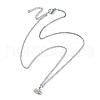 304 Stainless Steel Pendant Necklaces NJEW-B078-05P-2