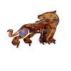 Leopard Cellulose Acetate(Resin) Claw Hair Clips PW-WG26262-01-2