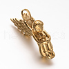 304 Stainless Steel Angel Pendants STAS-M202-02G-2