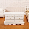 MDF Board Nightstand with Drawer Miniature Ornaments PW-WG05A12-01-2