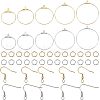 Unicraftale DIY Wire Wrap Ring Dangle Earring Making Kit DIY-UN0003-65-1