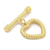 Rack Plating Brass Toggle Clasps KK-Q814-16G-2