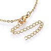 304 Stainless Steel Pendant Necklaces NJEW-H491-15G-2