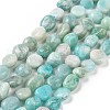 Natural Amazonite Beads Strands G-O186-B-08-1