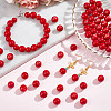  2 Strands Natural Dyed Mashan Jade Gemstone Beads Strands G-NB0005-31B-4