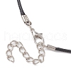 Natural Tourmaline & Glass Seed Beads Pendant Necklaces NJEW-MZ00050-03-5