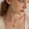 Special-Interest Style Alloy Enamel Stud Earrings & Pendant Necklaces Sets FS-WGC026C-01-2