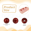 Olycraft 2 Strads Natural Red Jasper Round Beads Strands G-OC0005-70-2