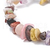 Natural & Synthetic Mixed Chips Beads Stretch Bracelet for Women BJEW-AL00003-07-4