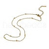 304 Stainless Steel Satellite Chain Necklaces for Women Men NJEW-Q028-12G-2