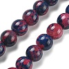 Natural Multi-Color Agate Beads Strands G-A261-B09-14mm-2