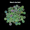 200Pcs Luminous Acrylic Beads MACR-YW0001-39-4