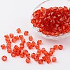 Faceted Bicone Transparent Acrylic Beads DBB3mm-84-1