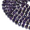 Natural Amethyst Beads Strands G-P573-A01-01-3