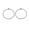 24Pcs 4 Size 316L Surgical Stainless Steel Hoop Earring Findings STAS-ZZ0001-03EB-4
