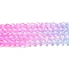 Transparent Gradient Color Glass Beads Strands GLAA-G101-2mm-10-3