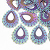 Ion Plating(IP) 304 Stainless Steel Filigree Pendants X-STAS-S108-68-1
