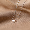 Bean 925 Sterling Silver Pendant Necklaces for Women FS-WGEDBD6-01-5