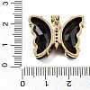 Brass Micro Pave Clear Cubic Zirconia Pendants ZIRC-P079-A01-15-3