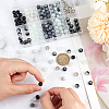 SUNNYCLUE 200Pcs 10 Styles Mixed Styles Glass Round Bead Strands DGLA-SC0001-02-3