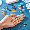  Jewelry Iron Slide On End Clasp Tubes FIND-PJ0001-01-32