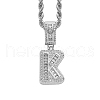 Brass Micro Pave Cubic Zirconia Pendants PW-WG3207D-22-1