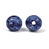 Independence Day Theme Wood European Beads WOOD-Z005-01C-03-2