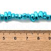 Baking Paint Electroplated Synthetic Non-magnetic Hematite Beads Strands G-H072-D01-01E-4