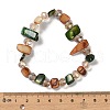 Bohemia Style Shell & Glass Beads Stretch Bracelets for Women BJEW-S178-01B-3