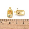 Brass Micro Pave Cubic Zirconia Stud Earrings EJEW-Q015-07G-3