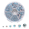 Rainbow Acrylic Imitation Pearl Beads OACR-YW0001-04-A09-1