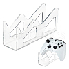 Transparent Acrylic Game Controller Display Stand Holders ODIS-WH0002-15-8