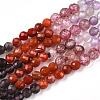 Natural & Synthetic Mixed Gemstone Beads Strands G-D080-A01-03-21-4
